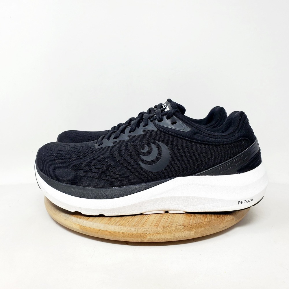 Topo Phantom 3 Running Shoes Womens 6.5 Black Lace Up Athletic Sneaker